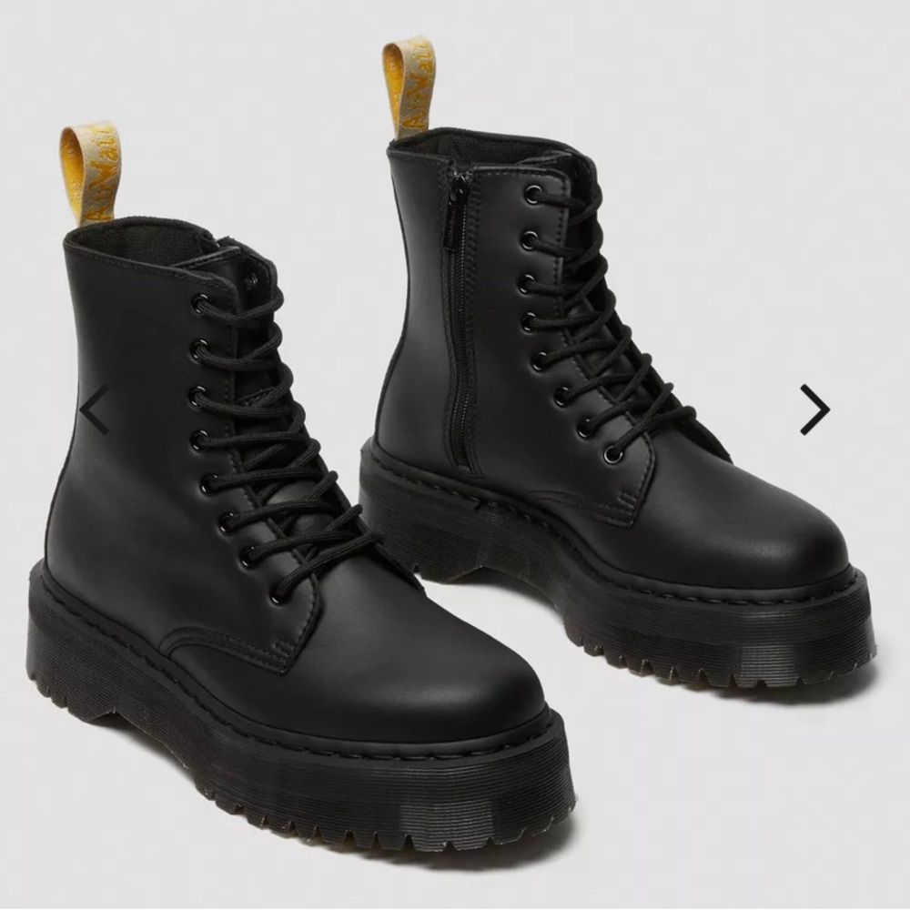 Doc. Marten platform boots.